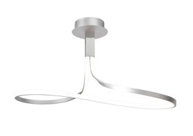M4997  Nur 40W LED Dimmable Rectangular Semi Flush